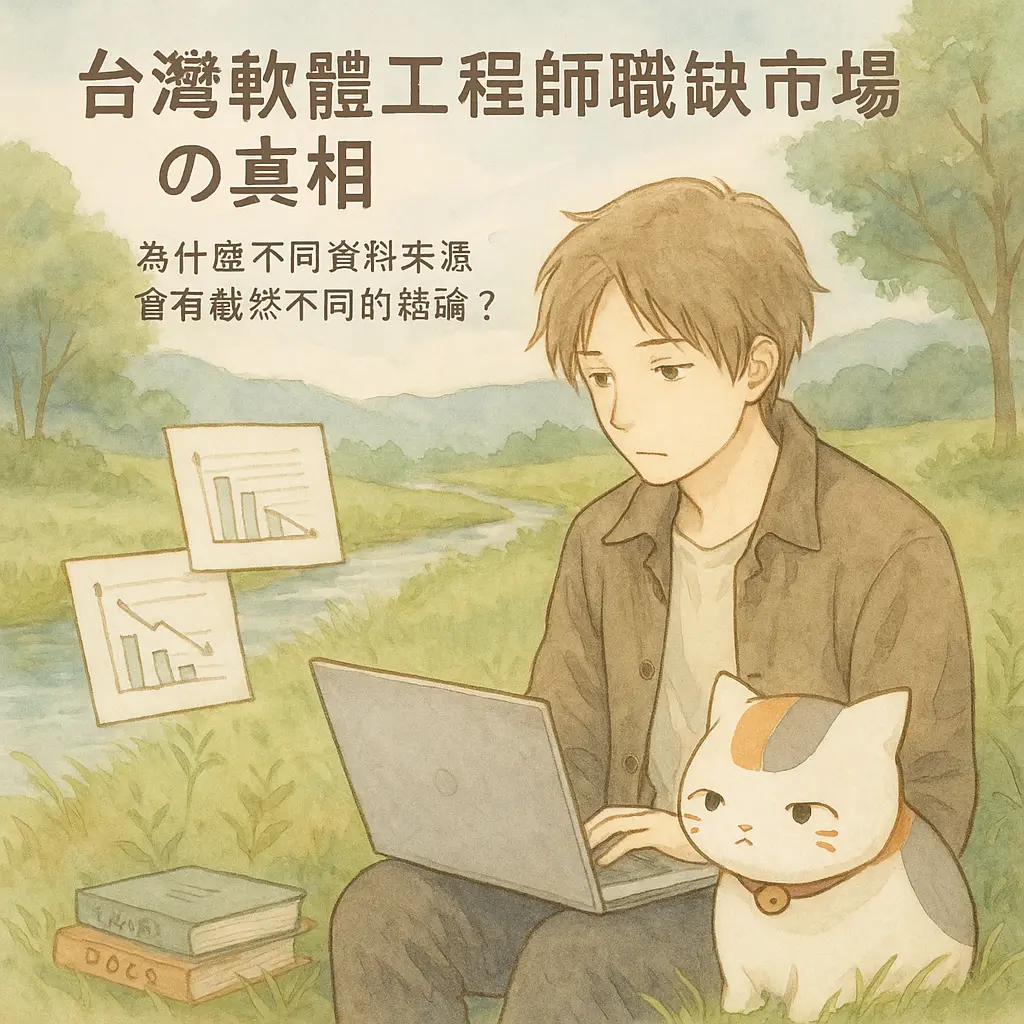 台灣軟體工程師職缺市場的真相：為什麼不同資料來源會有截然不同的結論？